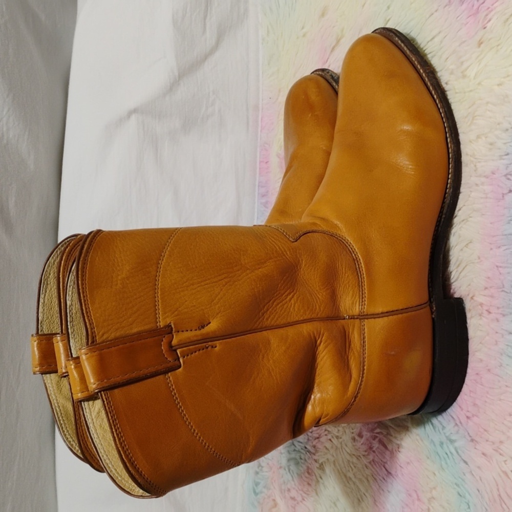 SALE! Justin Boots Men's Size 10 Boots Gently Worn (#8 CRATE) - Picture 4 of 12